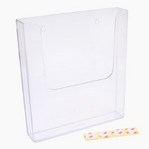 아크릴 매거진 신문 엽서 렉 랙 걸이 게시 진열 대 A4, 기본