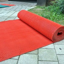 RT 매직크린 맘보 롤매트C형 1cm단위/레드