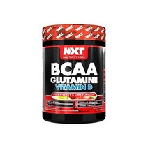 NXT 영양 BCAA 글루타민 비타민D3 L글루타민 BCAAs 아미노산 근육 단백질 딸기 라임 360g 30인분
