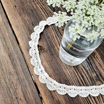 레이스부자재 케미컬레이스 크리스 1마90cm 1개