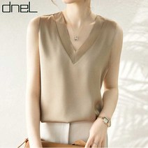 드넬 새틴나시블라우스DWB32060A