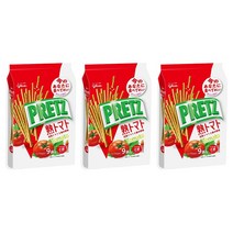 Glico Pretz 글리코 프레츠 막대 프레첼 토마토 맛 일본 과자 간식 9개입 134g 3팩
