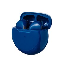original air pro 6 tws 무선 이어폰 블루투스 헤드폰 fone 블루투스 이어 버드 스포츠 헤드셋 마이크 포함 iphone xiaomi, 진한 파란색 헤드셋