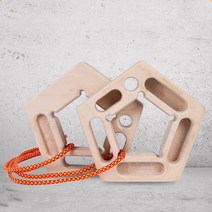 등산아이젠 승족기 초경량 암벽 등반 지판 휴대용 나무 걸이 보드 가정 체육관 홀드 손가락과 상체 강화, 2.2