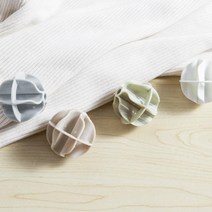 구김방지 세탁기용 빨래공 세탁볼 양모볼 울드라이볼, 1개, 화이트