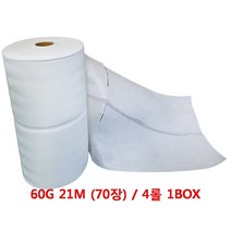 나건테크노 물수건원단 물티슈원단 물티슈 건티슈, 4롤, 70매