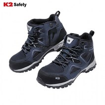 K2세이프티 K267 합성피혁 메쉬 6형 내측지퍼 안전화 산업용 현장화 작업화