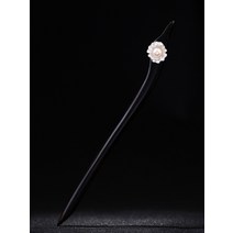 비녀 뒤꽂이 올림머리 한복 머리 장식 헤어 악세사리 수제 스털링 실버 진주 꽃 13