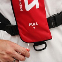 자동팽창식구명조끼 레드 라이프자켓 갯바위 안전 선상 바다 레저 낚시