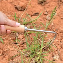 잡초제거 풀뽑는기계 제초쇠스랑 garden weeder tools 잔디 풀러 garden weeding hook weed grass root remover for farm
