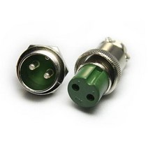 항공잭 20MM 너트타입 N-20-2 플러그 국내생산 원형커넥터 써큘러커넥터, 02_판넬, 1개