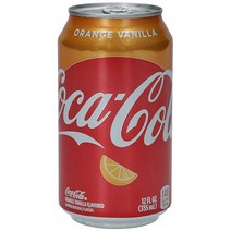 미국 Coca Cola 코카콜라 오렌지 바닐라 탄산음료 소다 355ml 6캔
