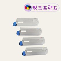 오키 OKI C532 칼라4색 재생토너 MC573DN 프린터 46490612, OKI C532(빨강)