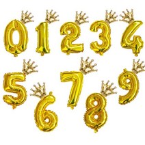 2pcs 32inch 자리 호일 풍선 번호 공기 생일 파티 장식 어린이 장난감 공 Ans Decoracao Coroa, [10] number 9, [04] Gold G