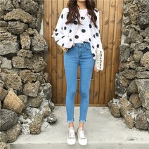 SAMARA 여성 청바지 스키니 EI45