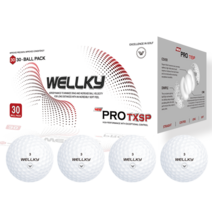 웰키 30구 화이트/컬러 골프공 고반발 비거리 전용 30알 1세트 WELLKY, 화이트, 30개