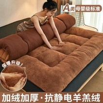 퀵슬립 일반침대 가정용 매우 따뜻한 양털 매트리스 우유 패딩 기숙사 학생 싱글 쿠션 침대 플레이트