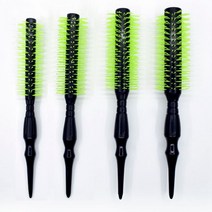 헤어 빗 머리빗 롤빗 브러쉬 드라이 4종, 소_