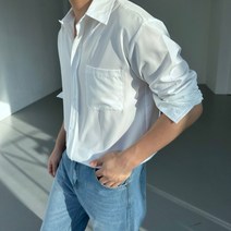 하루종일 구김없는 기본 무지 셔츠 남방 빅사이즈 남친룩 이너 데일리 심플 오버핏 정핏 사계절 스탠다드 옥스퍼드