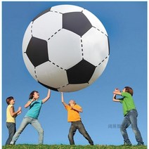 해변 물놀이 대형 비치볼 축구공 에어볼 튜브 수영장, 직경 60CM