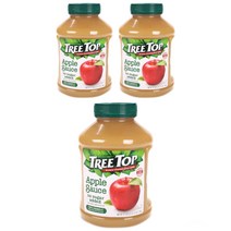 트리탑 애플 소스 무설탕, 1.34kg, 3개