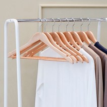 [홈앤하우스] 유칼립투스 원목옷걸이 40P, 단품, 단품