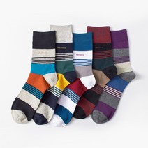 남자 여자 양말 모나 남성 스트라이프 패션 스포츠 땀 흡수면 중간 두꺼운 편안한 올 매치 미드 튜브 가을과 겨울에 두꺼워짐