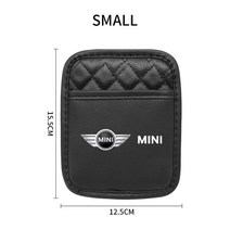 차꾸미기 자동차 스토리지 포켓 가죽 시트 백 가방 미니 쿠퍼 R56 F54 S 2022, 01 small MINI