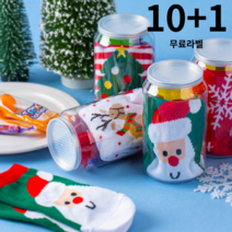 [10 1] 어린이집 크리스마스 간식 구디백 선물 세트 단체간식 산타 양말 간식세트, M: 3~5세