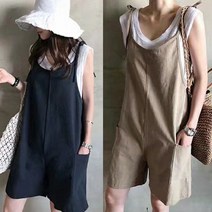 [파스텔] Ya.보나멜빵반바지티세트 점프슈트세트 3컬러