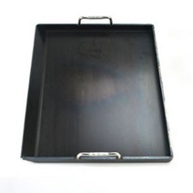 대형 포장마차 떡볶이철판 무쇠판 사각 철제 손잡이