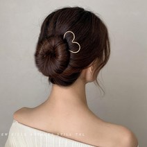 하트 포인트 유핀 메탈 뒤꽂이 U핀 올림머리 오니핀 삔 업스타일핀 유자핀 비녀 심플