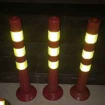 고무볼라드 진입 탄력봉 볼라드 가드레일 차량 고무, D. 70CM초강력스트레치컬럼(충돌시지속적으로)나사를공