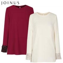 조이너스 조이너스 커프스 도트무늬 블라우스-JW18RB1002932A