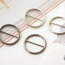 모던마크라메 원형 벨트 버클 장식 부자재 마크라메 재료, 벨트 버클(A TYPE-골드)