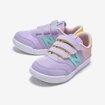 뉴발란스키즈 CT60 퍼플 농구 코트화 벨크로 클로저 러버 아웃솔 러닝 스니커즈 유아동 운동화