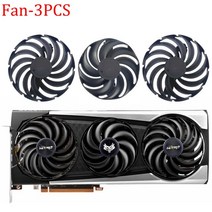95MM FDC10U12D9-C 87MM 비디오 카드 팬 사파이어 니트로 + AMD Radeon RX 6700 6800 6900 XT 그래픽 쿨링, 04 Fan - 3PCS