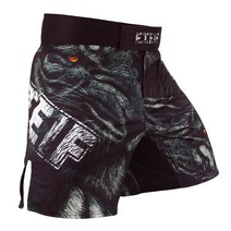 FTEIF MMA 복싱 피트니스 타이거 헤드 스포츠 타이거 무에타이 싸움 mma 반바지 타이어 복싱 바지 mma 싸움 반바지 산다 킥복싱