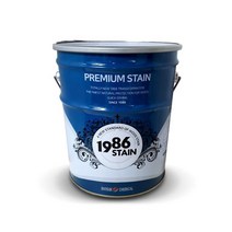 1986 오일스테인 18리터 밤나무DIY 리폼 유성 목재 보호 방부목 데크 목조주택 파고라 의자 가구, 그레이