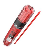 Hultafors Tools 650150 드라이 마커 리필 HRD 튼튼함 다목적 레드 심 10개, 1개