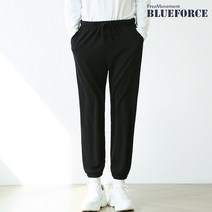 블루포스 풀리버 조거팬츠 베이직 스트레이트핏 밴딩 스판 바지