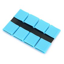 골프손가락밴드 골프골무 핑거밴드 골프밴드 8pcs 골프 손가락 발가락 실리콘 미끄럼 방지 그립 지원 슬리브 보호대 그립 스포츠 손가락 슬리브, 푸른