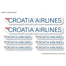 STEA 세계 항공사 로고 스티커SET 스티커, 22 CROATIA AIRLINES
