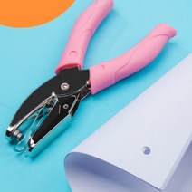 DM PKFARM 사무용 페이퍼홀 펀칭기 휴대용 1구 핸디 펀칭기 1+1, 스텐3mm