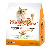 프리미엄 캣 어덜트 길 고양이 길냥이 밥 사료1.5kg