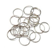 문구조아 열쇠링 열쇠고리 링 고리 만들기 재료, 철사열쇠고리1봉, 1개