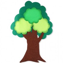 삼잎나무 신형 투톤 집콕놀이 장식 교실 환경구성, 단품