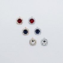 동대문153[DPC-0038]동대문 도매 악세사리 재료 부자재 글라스 큐빅 펜던트