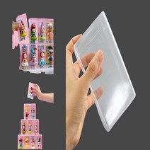 진열장 스티커 피규어 누명 쇼케이스 선반 접착 장식장 케이스, 소형