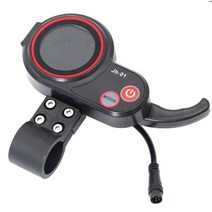 전동스쿠터 스로틀 소형전기차 전기 스쿠터 컬러 스크린 계기판 전원 스위치 모터 가속기 계기 코드 디스플레이 24V 36V 48V, [08] JH01 6P